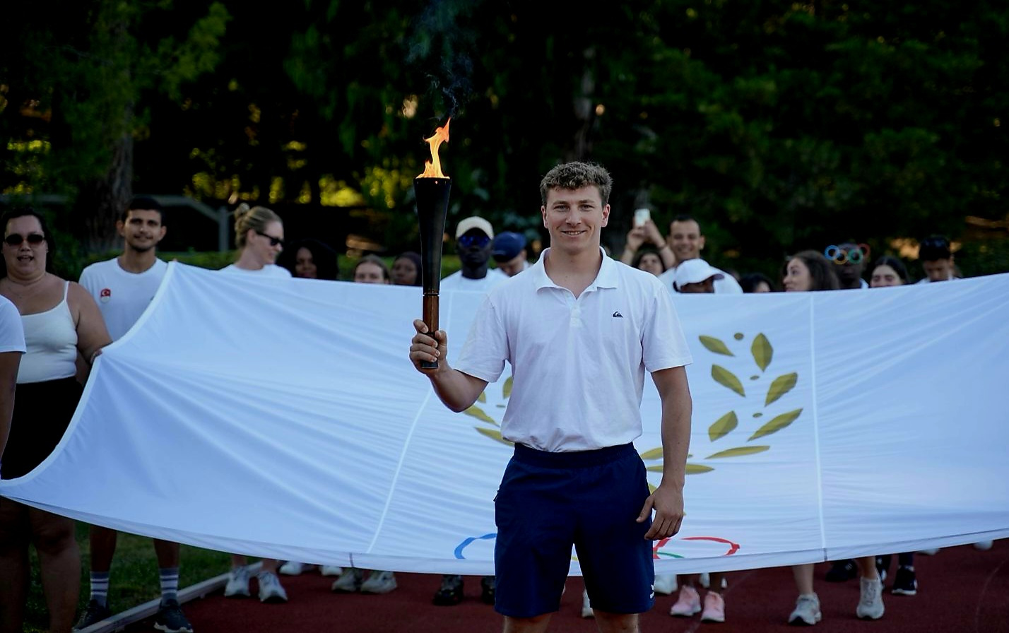 SRCV Sportler bei einem internationalen Anlass